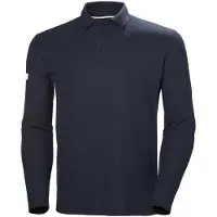 Helly Hansen Crewline Long Sleeve Polo Blauw S Man