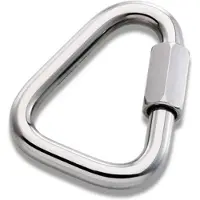 Peguet Delta Link Carabiner Shackle 2 Units Zilver 6 mm