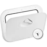 Nuova Rade Mid Line Hatch With Lock 278x378 Mm Wit