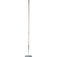 Hendrik Jan Rechte schoffel 18 cm verzinkt met steel 160 cm en hilt, voor onkruid in borders