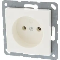 JUNG AS500 Inbouw Stopcontact - 1-voudig - Polarwit