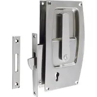 PLASTIMO 63630 Sliding Door Lock Zilver