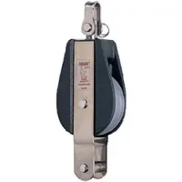 Lalizas Single Swivel Head Becket Pulley Zwart