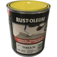 Rustoleum Vloerlak verkeersgeel 0.75 liter