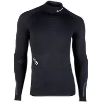 UYN Ondershirt Uyn Men Ambityon L/S Turtle Neck Blackboard Black White-S / M