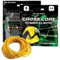 Maver Cross Core Hybrid 6 M Elastische Lijn Zilver 2.8 mm