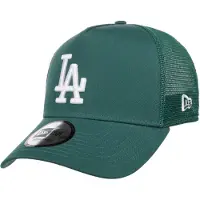New Era Pet '9FORTY Los Angeles Dodgers MLB Essential' donkergroen / wit