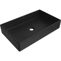 Mexen Goya opbouw waskom 60 x 37 cm, zwart mat- 22186085