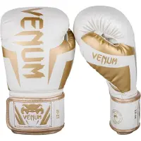 Venum Bokshandschoenen ELITE- Wit/Goud - 12 oz