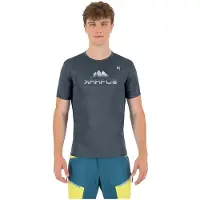 Karpos Loma Evo Print T-shirt Met Korte Mouwen Blauw XL Man
