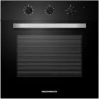 Heinner HBO-M659GC-GBK Inbouw Oven – Elektrisch – 65 L – Energieklasse A – Heteluchtfunctie – Grill – 8 Functies – Zwart Glas – 5 Jaar Garantie