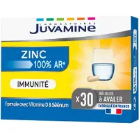 Juvamine Zink Immuniteit 30 Capsules