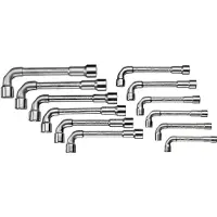 Gedore 25 PK-012 1527312 Zeskant Dubbele pijpsleutel 12-delig Zeskant
