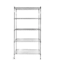 Hendi Opbergrek verchroomd | 910x455x(h)1830 mm