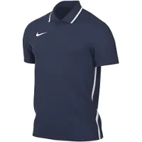 Nike Dri-FIT Park 26 Polo 1/4 Knoop Donkerblauw Wit