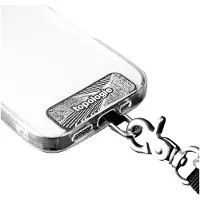 Topologie Telefoon Strap Adapter Wares Phone Cases D-Ring Phone Strap Adapter Black