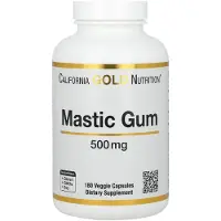 California Gold Nutrition , Mastic Gum, 500 mg, 180 Veggie Capsules