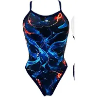 Turbo Revolution Bluelectric Swimsuit Blauw L Vrouw