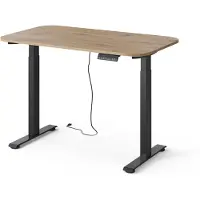 Vicco Elevate Bureau – 120 x 70 cm 2 motoren Zwart/Ambachtelijk