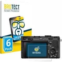 BROTECT - Screenprotector voor Sony Alpha 7CR - Folie Beschermfolie transparant 6 Stuks