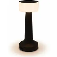Strühm HANTLA Led - Tafellamp Oplaadbaar – Draadloos – Aanpasbare lichtkleur - CCT - Warm wit / Daglicht / koud wit - Moderne touch lamp – Nachtlamp Slaapkamer – 21 cm – Zwart