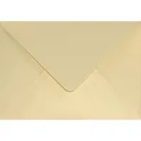 Netuno Metallic (parelmoer) crème enveloppen A6 - 125 x 175 mm - B6 - 25 stuks - NK natgelijmde - 120 gram - Aster Metallic -
