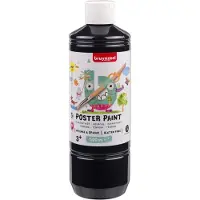 Bruynzeel Plakkaatverf 500ml Zwart