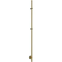 Wiesbaden Callista Elektrische Handdoekwarmer 150cm 60W - Geborsteld Messing PVD - Staal - Verwarming, Radiatoren, Handdoekradiatoren - 8721214111277