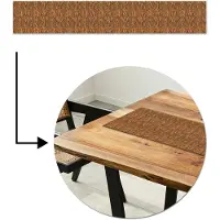 MuchoWow Tafelloper 180x30 cm - Tafelmat vinyl Tijger - Oranje - Patroon - Strepen - Tafeldecoratie - Tafelversiering - Keuken decoratie - Tafel versiering
