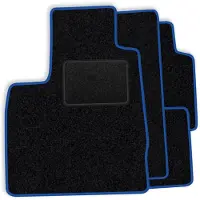 Toyota Set velours vloermatten geschikt voor Land Cruiser J100 1998-2007 - blauwe afwerking