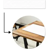 MuchoWow Tafelloper 200x40 cm - Tafelmat vinyl Grafisch - Patroon - Modern - Tafeldecoratie - Tafelversiering - Keuken decoratie - Tafel versiering