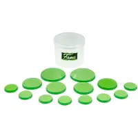 Fame Space Gel Damper Pads Green Mix Pack - Accessoire voor drumvellen