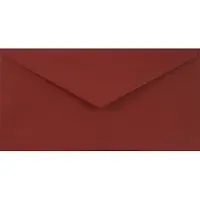 Netuno Gladde rode enveloppen DL - 110 x 220 mm - 25 stuks - NK natgelijmde - 115 gram - Sirio Color -