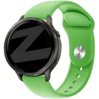 Bandz Siliconen sport 'Deluxe' bandje geschikt voor Garmin Vivoactive 4s / Vivomove 3s / Venu 4 - 41mm / Venu 3s / Venu 2s / Forerunner 265s / Forerunner 255s - Groen