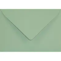 Netuno Gladde groene enveloppen A6 - 125 x 175 mm - B6 - 25 stuks - NK natgelijmde - 120 gram - Keaykolour -