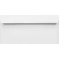 Netuno Gladde witte enveloppen DL - 110 x 220 mm - 100 stuks - HK zelfklevend met plakstrip - 120 gram - Amber -