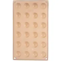 Orion Chocoladevorm en Chocolade Silicone Beige 30x17,5x1,5 cm - Bonbonvorm - Chocolade Praline Bonbons Snoep Vorm - Bakvorm - Fondant - Ijsklontjes