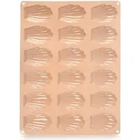 Orion Koekjesvorm Silicone Beige Zeeschelpen 32x24,5 cm - Bakvorm voor Koekjes