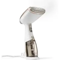 Aura Stoomreiniger kleding - Stoomreiniger - Stoomreinigers - 1100 W - 230 ml - Kledingstomer - Wit/Champagne - 9cm x 6cm x 14cm