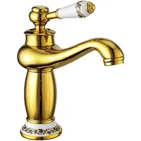 Mexen Draco wastafelkraan, goud - 745400-50