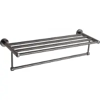 Mexen Remo handdoekrek, geborsteld gun gray - 7050720-66