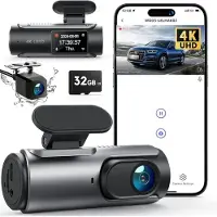 SCH Dashcam voor Auto Voor en Achter - Dashcam - Zwart - 8cm x 4cm x 5cm