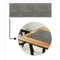 MuchoWow Tafelloper 150x50 cm - Tafelmat vinyl Structuur - Beton print - Steen - Patronen - Tafeldecoratie - Tafelversiering - Keuken decoratie - Tafel versiering