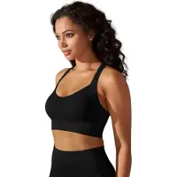 Relentless Sport bh - Sporttop dames - Sportkleding dames - (Zwart S)