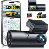 Aura Dashcam Voor En Achter - Dashcam - Parkeermonitor - Nachtzicht - Zwart- ‎7cm x 3cm x 2cm