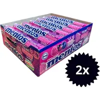 Mentos feeling berry good - 2x doosje 14 rollen