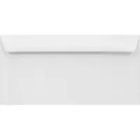 Netuno Gladde witte enveloppen DL - 110 x 220 mm - 25 stuks - HK zelfklevend met plakstrip - 120 gram - Olin -