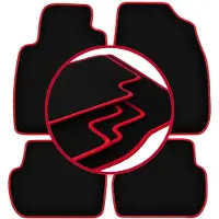 Carlux -RED automatten voor: Toyota Starlet P9 hatchback (1996-1999)