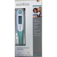 Sanitas Koortsthermometer SFT 09 - Lichaamsthermometer - Digitale thermometer met flexibele tip - Voor Rectaal of Oraal gebruik - Baby Thermometer