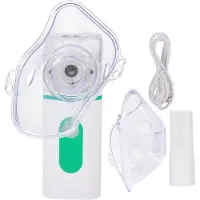 No Handheld Vernevelaar - Draagbare Nebulizer voor binnen en buiten - USB/Batterij - Stil & Compact - Groen